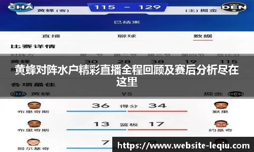 黄蜂对阵水户精彩直播全程回顾及赛后分析尽在这里